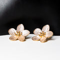 Fleur Nacrée — Boucles d’Oreilles