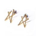 Moroccan Star Earrings – Gold