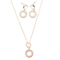 Parure Halo Nacré & Zircons