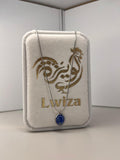 Ocean Serenity Necklace – Silver Blue Stone Pendant